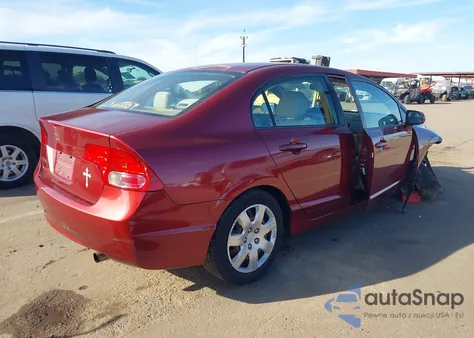 2008 Honda Civic Lx из США, поврежденный, VIN 2HGFA16558H529050